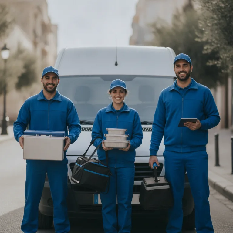 Entrega de Comidas equipo en El Puerto de Santa Maria